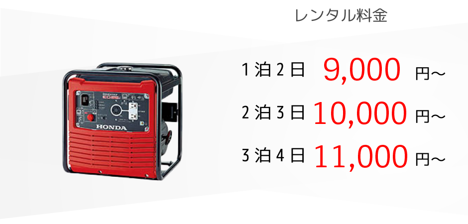 EG25iインバーター発電機