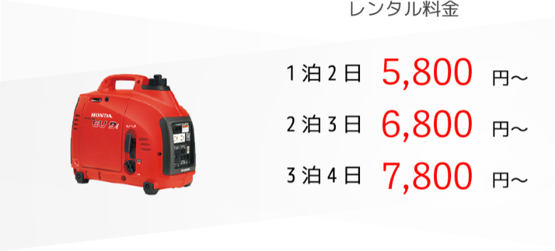 900wインバーター発電機