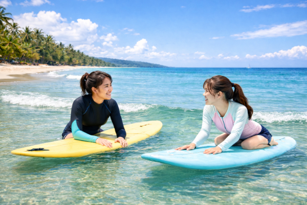 初めてのサーフィン体験