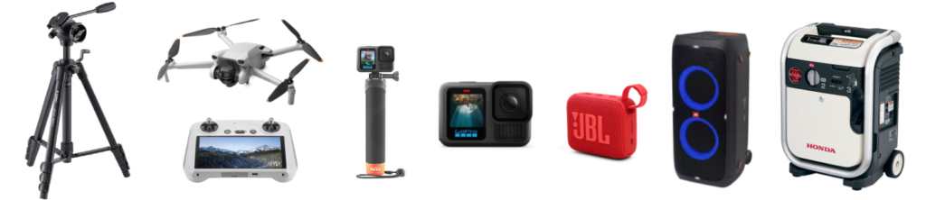 ドローン・GoPro・機機レンタル